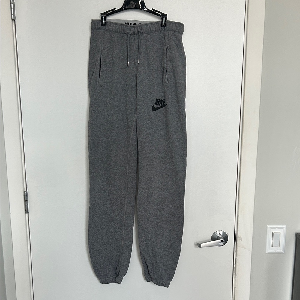 Nike Gray Fleece Jogger Sweatpants